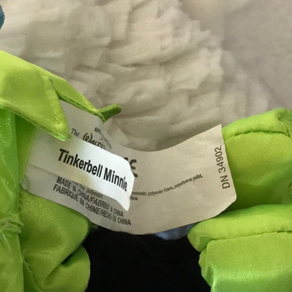 Disneyland Resort Mini Bean Bag Tinkerbell Minnie Mouse - Picture 4 of 5